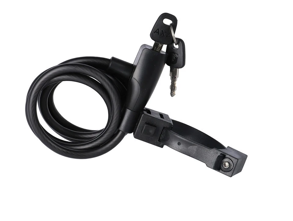 Lucchetto con cavo AXA Resolute 180/8 lunghezza 180cm Ø8mm nero - Immagine 1 di 1