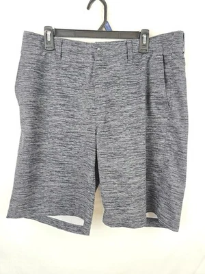 Pantalones cortos de golf Greg Norman for Tasso Elba gris/negro a cuadros para hombre talla 33 Foto 1 de 4