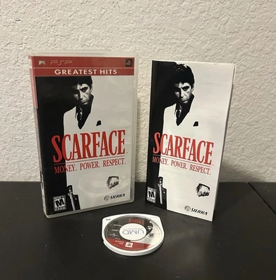 Scarface: Money Power Respect (Sony PSP, 2006) CIB TESTED Ships NEXT Day! - Image 1 of 2