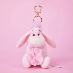 Authentic Disney Sakura Series Stitch Plush Keychain Doll 2025 New - Picture 1 of 1