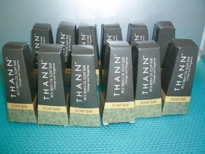 12 THANN Aromatic Wood Rice Bran Oil Soap Bar Orange Tangerine 1.3 oz Each - Picture 1 of 4