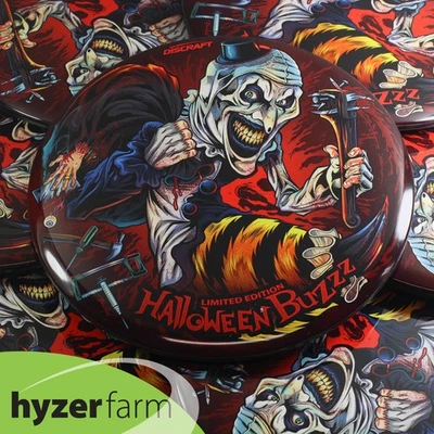 Discraft 2025 HALLOWEEN ART THE CLOWN SUPERCOLOR BUZZZ *elige peso* Hyzer Farm Foto 1 de 2