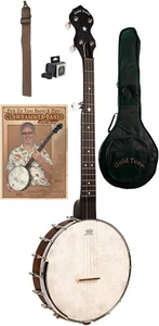 Gold Tone CC-OTA A-scale Cripple Creek Banjo Clawhammer Package - Picture 1 of 2