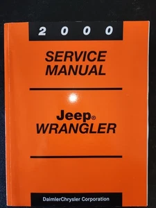 2000 Jeep Wrangler Service Manual Original - Picture 1 of 1