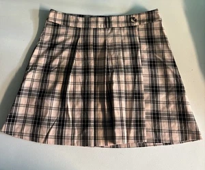 Hollister Rock Damen XL rosa kariert Schulmädchen Grunge Goth Academia Heritage - Bild 1 von 8