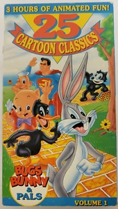 VHS Bug Bunny and Friends 25 Cartoon Classics United Artist Video © 1992 NR - Picture 1 of 2