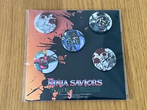 The Ninja Saviors set of 5 PINS ~ Return of the Warriors ~  Strictly Limited NEW - Picture 1 of 7