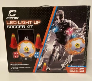 Compton LED Light Up Soccer Kit, New In Box, Size 5 - Picture 1 of 6