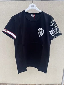 Alexander McQueen , Paris London Skull Logo Racer T-Shirt in Black , BNWT XXL - Picture 1 of 19