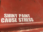 Shiny Paint Causes Stress Sticker Quality Vinyl Decal Rat Road Vespa Barn Find
