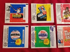 ⚾10 Lot TOPPS/Fleer Baseball Wax Wrappers⚾1977 77Clo 1978 79 80 81 82 81Fa+b 82F - Picture 1 of 12