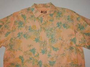 VTG Active Culture Mix Men's Button-Front Shirt Size S - Picture 1 of 4