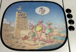 2 x Werner Auto Sonnenblenden Sonnenschutz Sandburg JET + Saugnäpfe Brösel - Bild 1 von 5