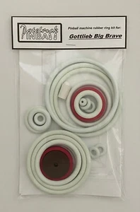 1974 Gottlieb Big Brave Pinball Machine Rubber Ring Kit - Picture 1 of 3