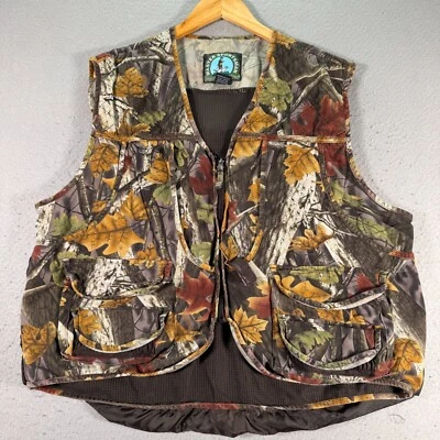 Master Sportsman Rugged Outdoor Gear Camo Vest Mens XL Multicolor Utility Hiking - Image 1 of 4