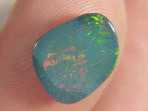BUTW natural genuine australian opal triplet free form  cabachon   9949B - Picture 1 of 1