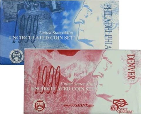 1999 U.S. Mint Coin Set Cover