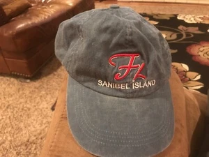 Vintage Sanibel Islands Florida Hat Strapback Blue Embroidered. - Picture 1 of 4