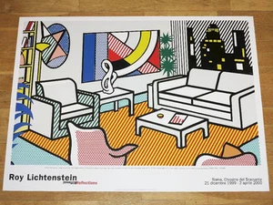 ROY LICHTENSTEIN POSTER " INTERIOR WITH SKYLINE " POP ART PLAKAT in MINT - Bild 1 von 7