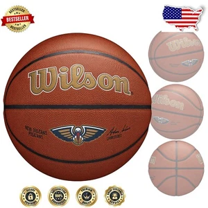 Purefeel Cover Basketball Size 7 - New Orleans Pelicans, Official NBA Game Ball - Picture 1 of 8