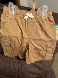 Garanimals Boys Cargo Short, Khaki, Size: 3T, 4T Drawstring Front - Picture 1 of 2