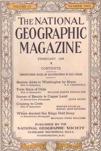 National Geographic February 1929 Twin Stars of Chile 020817DBE - Picture 1 of 1