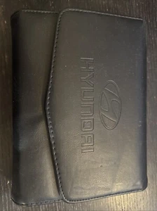 HYUNDAI LEATHER CASE FOR OWNERS MANUAL OPERATORS USER GUIDE - Picture 1 of 3