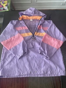 Vintage Ellesse 1/4 Zip Jacket Windbreaker Mens 80s Tennis Size Medium HAS FLAWS - Picture 1 of 12