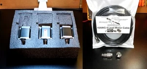 3 Nema 23 Stepper Motor 3.5A 300oz in. 3 18/4 Prebuilt Double Shield Motor Cable - Picture 1 of 6