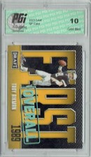 Troy Aikman 2023 Leaf Football #7 Gold SP First Overall Trading Card PGI 10