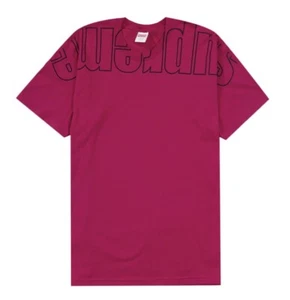 #6 New Supreme FW22 Upside Down Tee Magenta Large - Picture 1 of 4