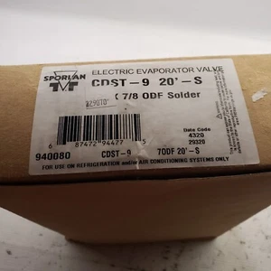 Sporlan Expansion Valve CDST-9 20'-S / 940080 (NEW) Free Shipping - Picture 1 of 9