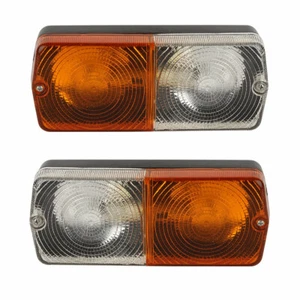 2x UNIVERSAL TRACTOR/REMOLQUE COMBINACIÓN DELANTERA LUZ LATERAL/LUCES INDICADORAS/LÁMPARAS - Imagen 1 de 9
