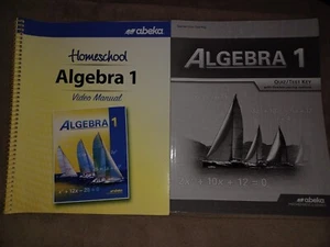 ABeka Algebra I Quiz/Test Key & Video Manual  - Picture 1 of 5