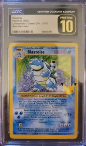 CGC PRISTINE 10 Blastoise Celebrations Classic Collection Pokemon Card 2/102 - Picture 1 of 2