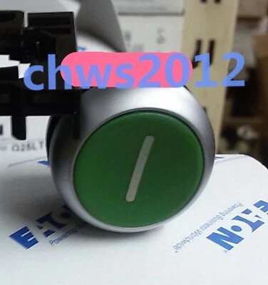 1 PCS NEW EATON MOELLER M22-D-G-X1 self resetting button head with logo - Image 1 of 3