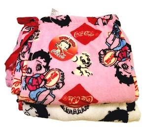 Coca Cola and Betty Boop Flannel Pajama Pants XXL NWT 2pc - Picture 1 of 10