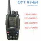 QYT KT-8R Quad Band Two-Way Radio Ham Transceiver Color Display Walkie Talkie 5W
