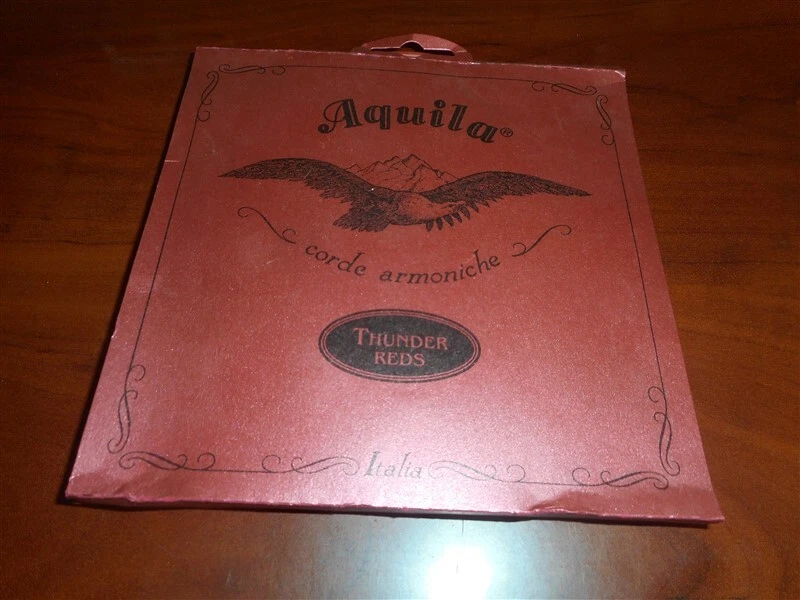 NEW - Aquila 91U Thunder Reds U-Bass 4-String Set - Image 1 of 1