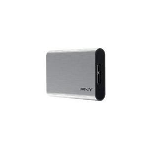 PNY 240GB Portable SSD Elite Silver USB 3.1 240 GB Brush Grey