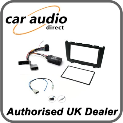 Kit de instalación de radio negro Connects2 CTKHD04 Honda CRV 2007> 2009 doble DIN