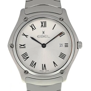 with paper EBEL Sports classic 1216455A Silver Dial Quartz Men's Watch I#136994 - Picture 1 of 9