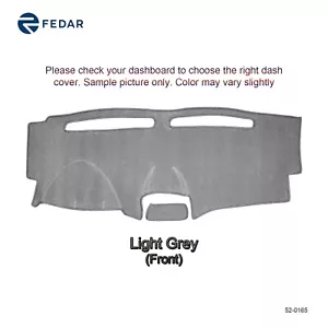 Light Grey Dash Cover Dashboard Pad Mat Fits 04-12 Nissan Titan w/ Large Display - Picture 1 of 3