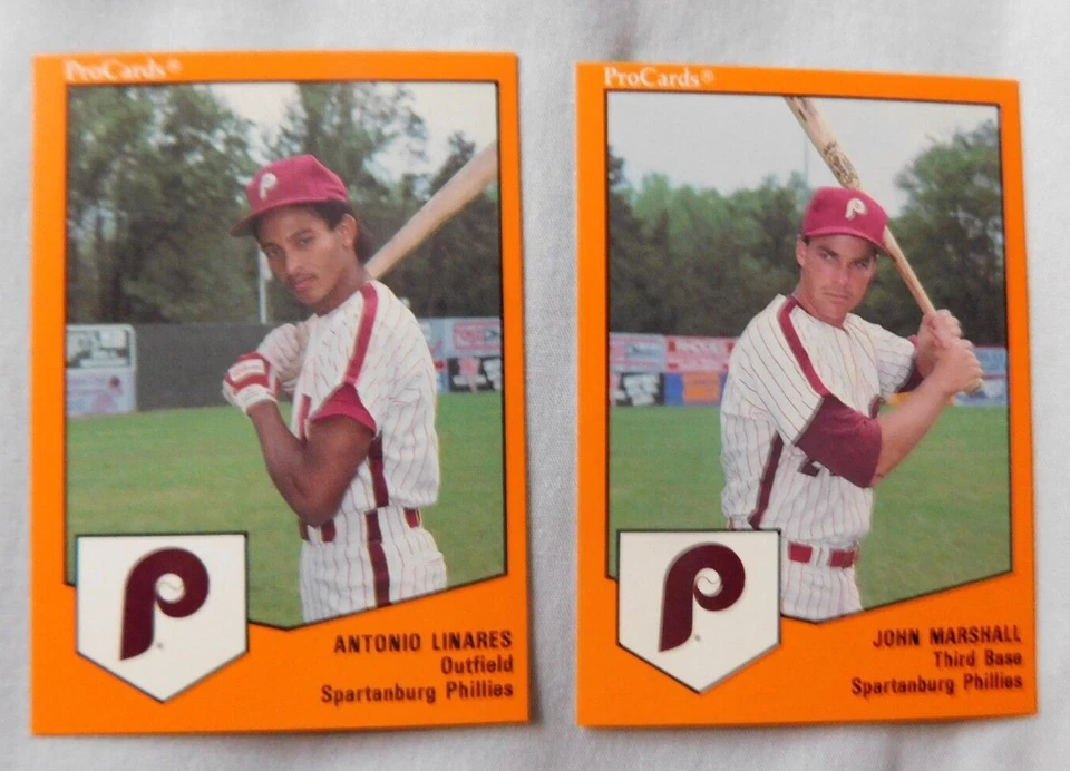 1989 ProCards Spartanburg Phillies Baseball Card Pick one - Image 1 of 1