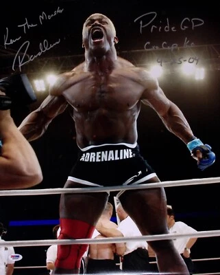 Kevin Randleman Signed 16x20 Photo PSA/DNA COA Pride FC 04 Grand Prix Cro Cop KO - Image 1 of 4