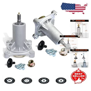 High-Quality 2 Pack Mower Spindle Assembly for 42''-54'' Decks - Durable Design - Picture 1 of 9