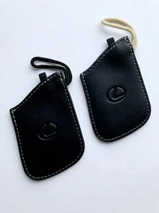 Genuine Lexus ES350 ES300h GX460 Black Gold Leather Remote Fob Key Cover Gloves - Picture 1 of 4