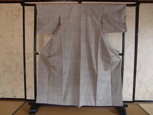 Japanese Vintage Kimono Ohshima Tsumugi - Foto 1 di 8