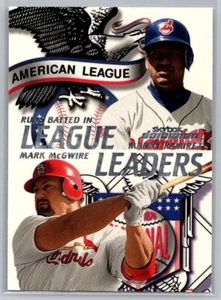 2000 Fleer Skybox AL League Leaders #2 Ramirez/McGwire Indians/Cardinals - Picture 1 of 2