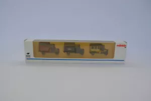 Märklin H0 1898 3 Modellautos Lieferwagen Transporter Post Märklin in OVP 1:87 - Bild 1 von 6